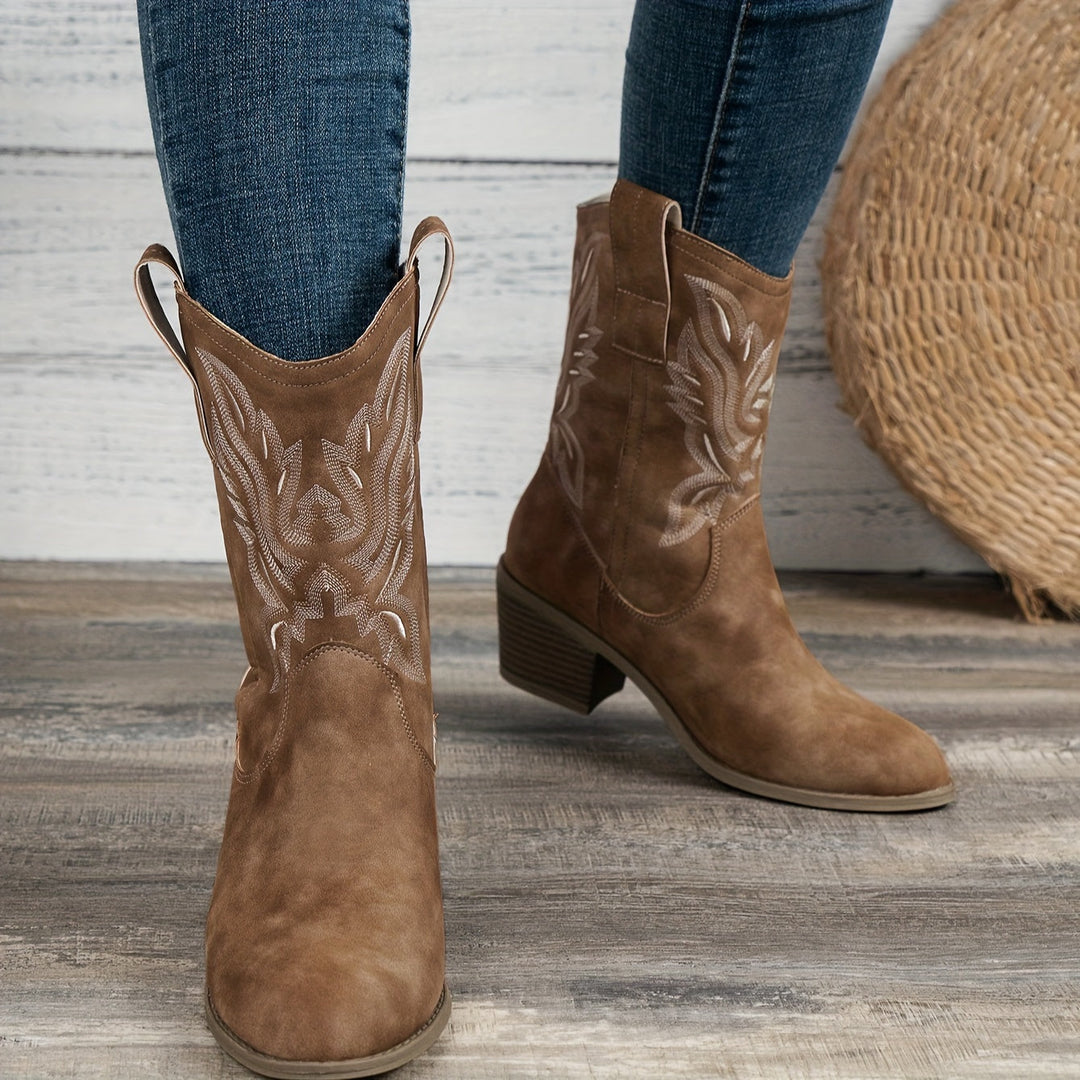 Miranda - Vintage Inspired Low Boots
