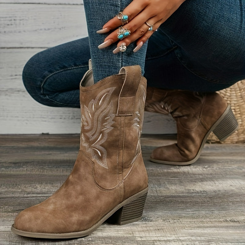Miranda - Vintage Inspired Low Boots
