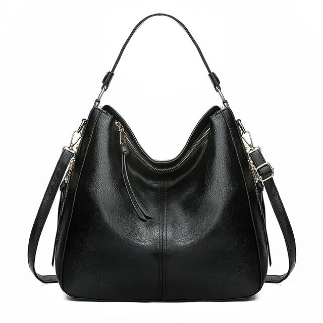 Luna™ - Elegant and spacious leather bag